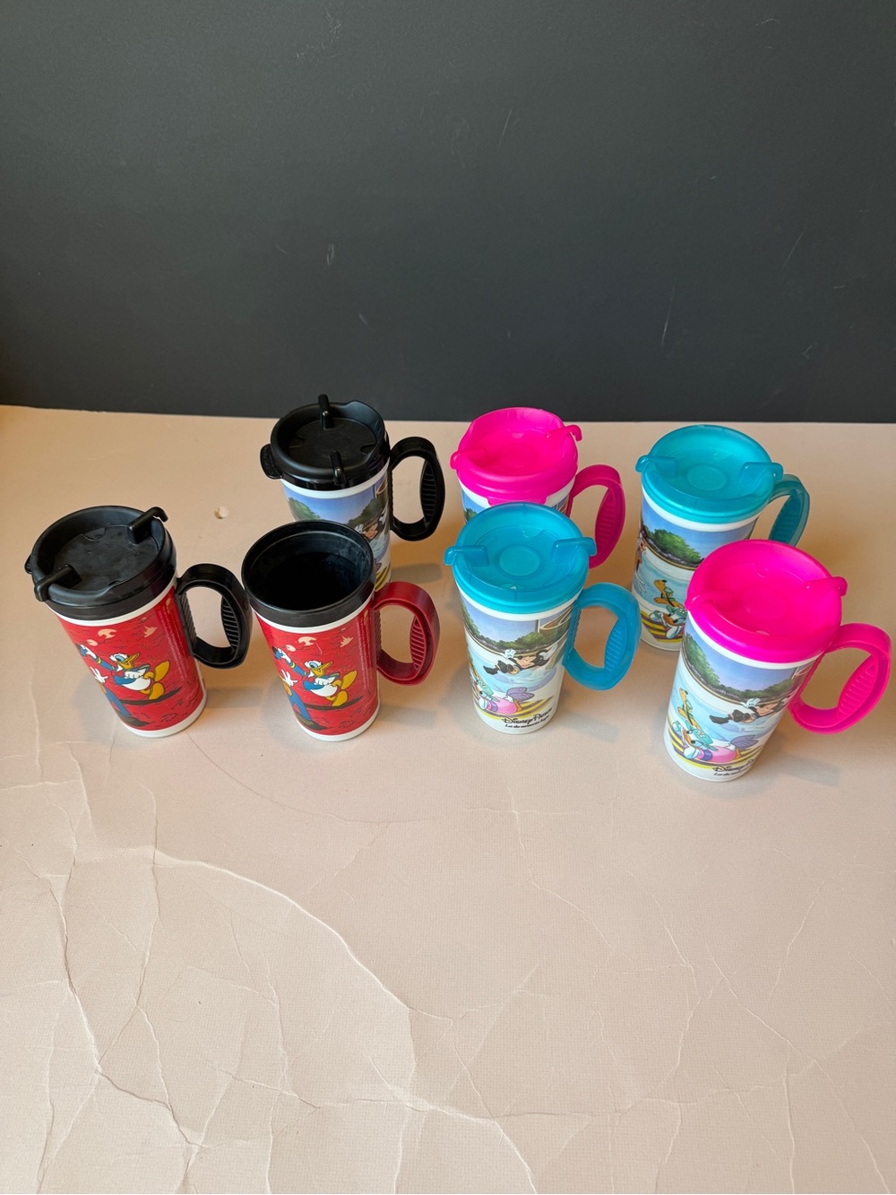 Vintage Disney tumbler cups